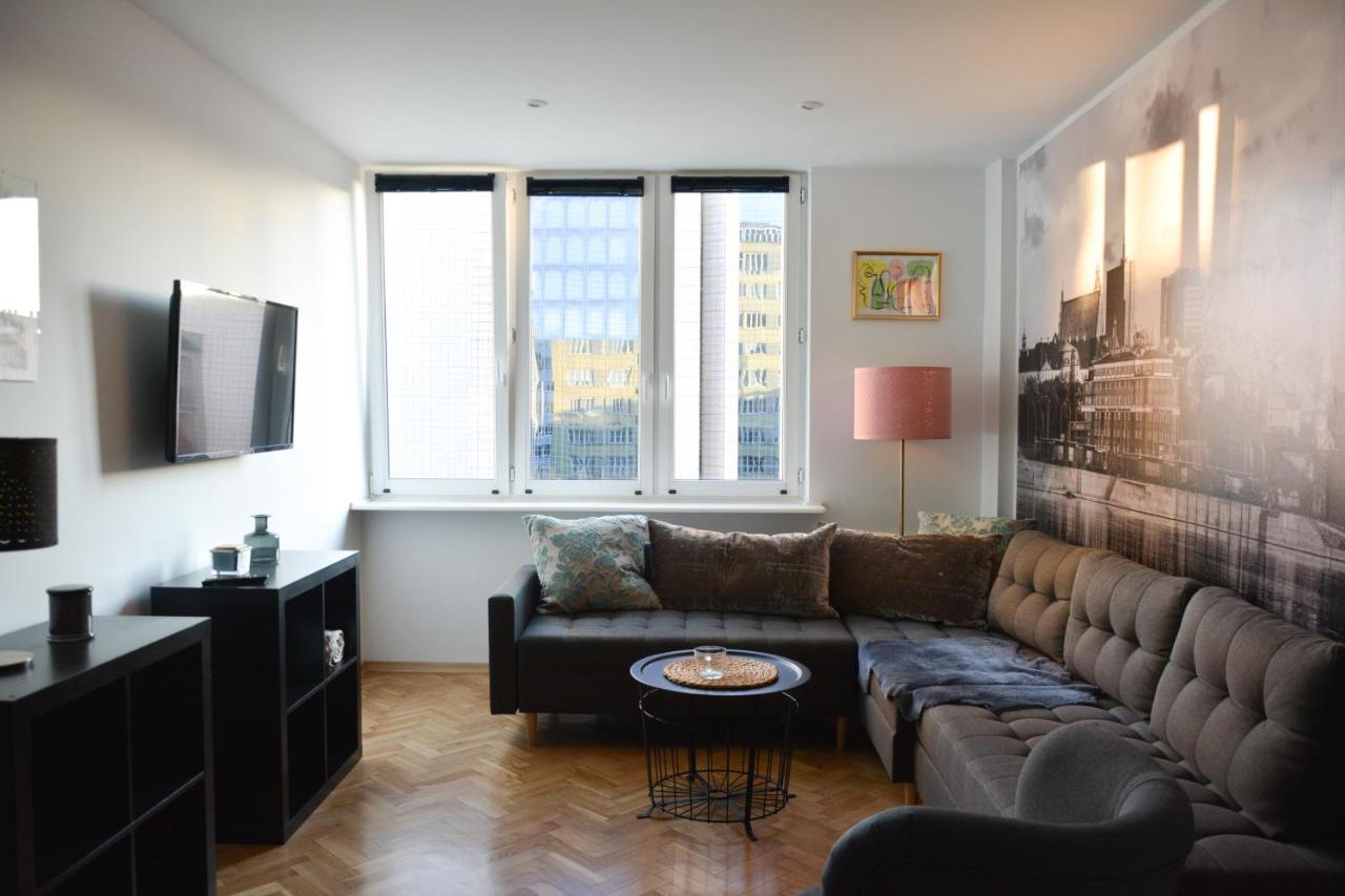 Apartament Centrum Warszawy Warsawa Bagian luar foto